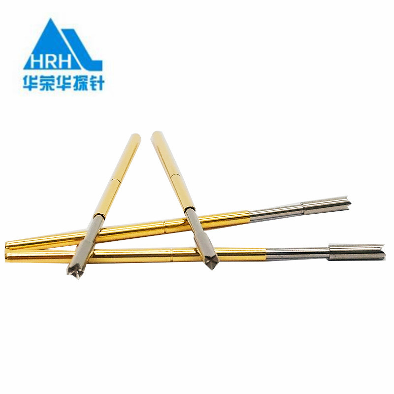 G1353-Q探針、四爪頭探針、1.36mm測試針、總長36.5mm、彈簧針圖片、測試針圖片、頂針圖片、探針圖片