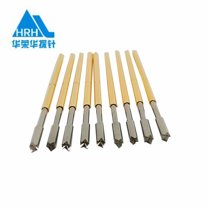 G1353-Q探針、四爪頭探針、1.36mm測試針、總長36.5mm、彈簧針圖片、測試針圖片、頂針圖片、探針圖片