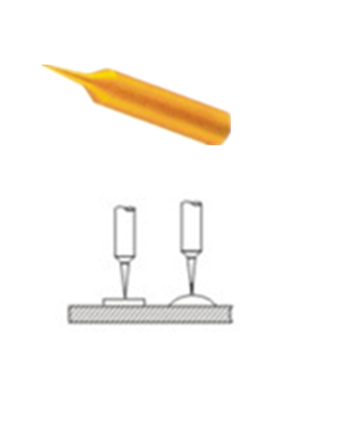 探針頭型、測(cè)試探針探針頭、探針頭部形狀、頂針頭