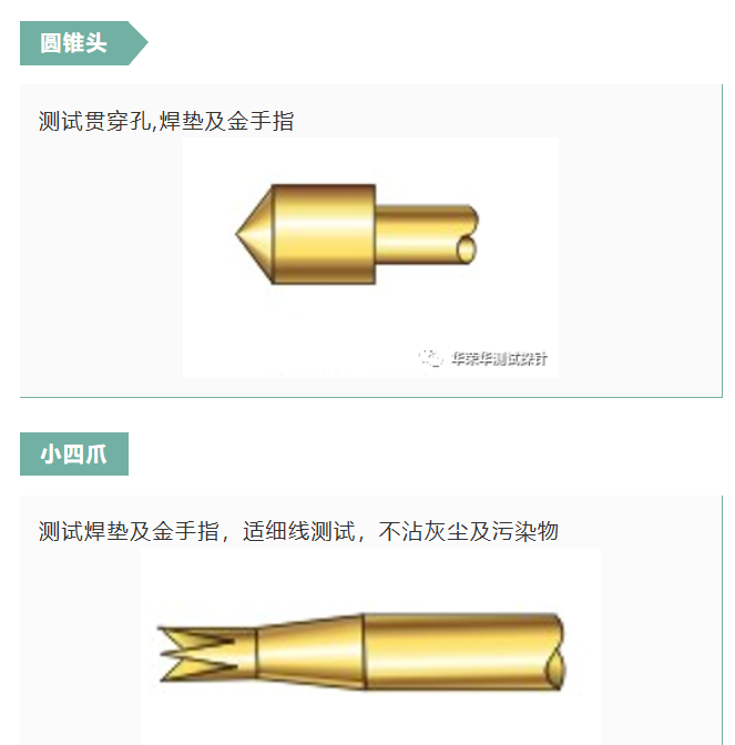 華榮華彈簧探針頭型的使用方法有些什么呢?